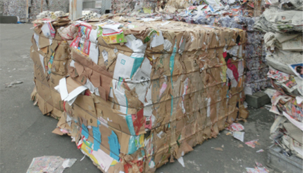 古紙・リサイクル業者さま：再生用原料紙の結束用途